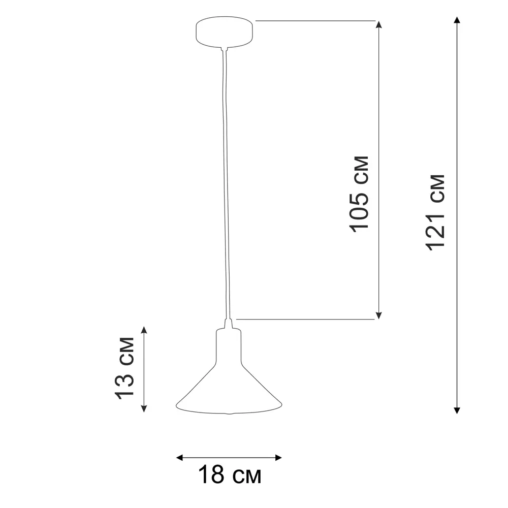 Подвесной светильник Vitaluce Клод вайт 1 лампа 3м² Е27 цвет белый матовый STLM-2125873 - Вид №11