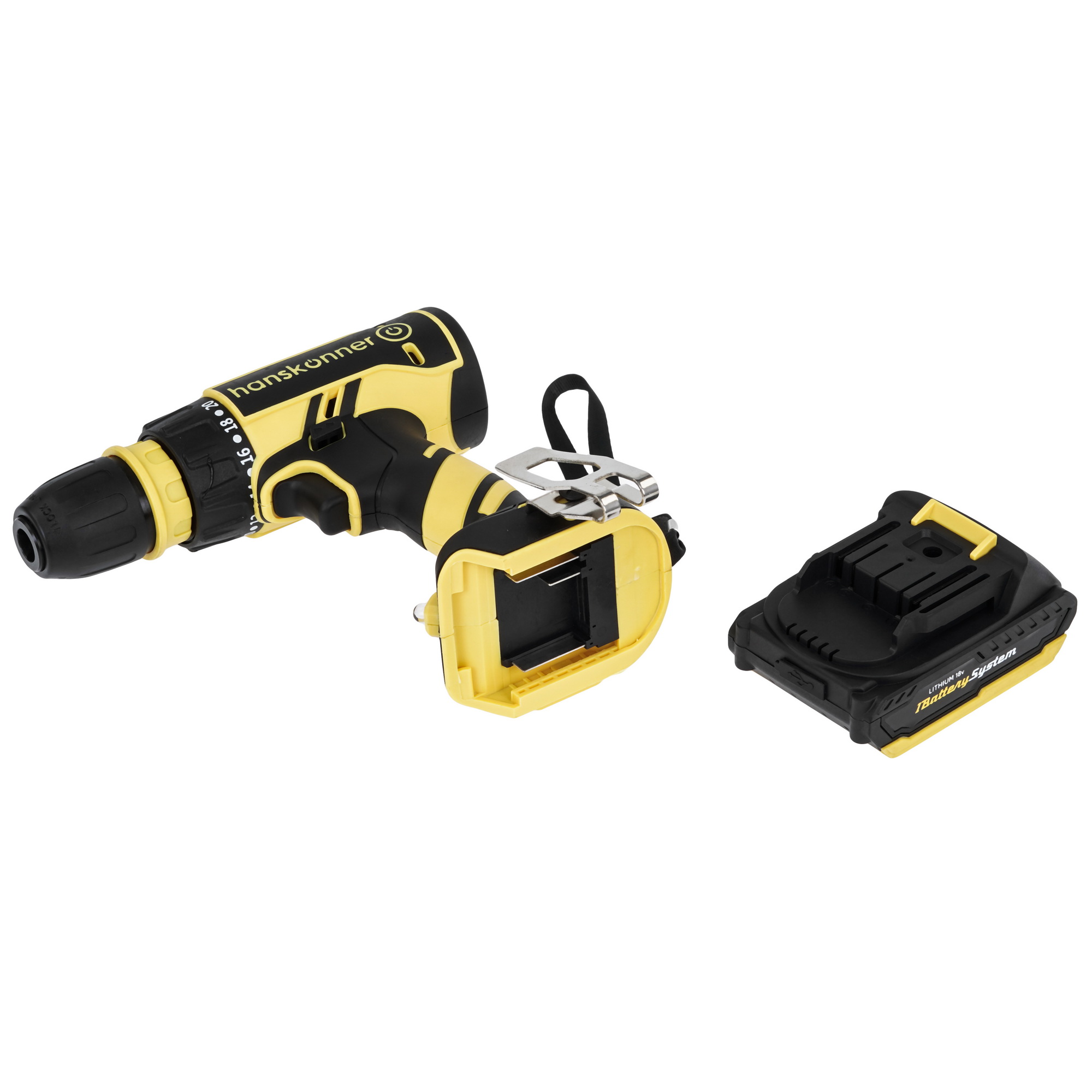 Дрель-шуруповерт Hanskonner HCD1865C 1BatterySystem 18V 9127187 STDN-0062185 - Вид №5