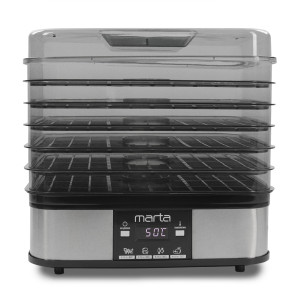 9921960 Сушилка для овощей и фруктов MARTA MT-FD1887C черный