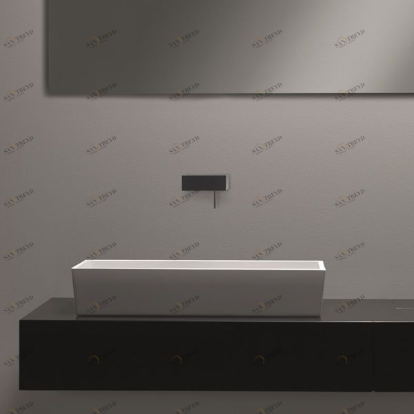 08B02VB Накладная раковина на столешницу  овальная Toscoquattro 