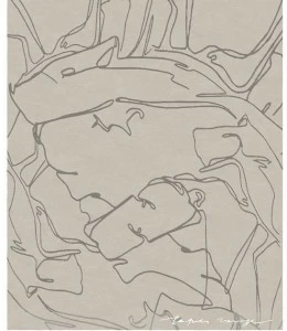 Tapis Rouge Прямоугольный коврик ручной работы Val camonica Tr 1715