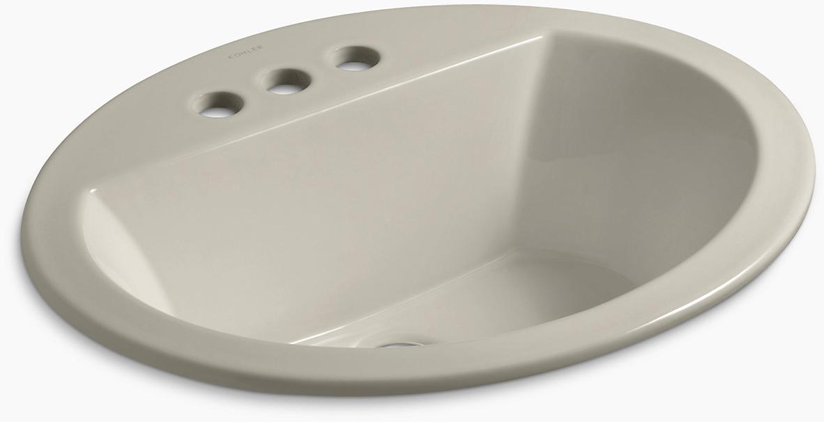 K-2699-4-G9 Накладная раковина на столешницу  прямоугольная Kohler 