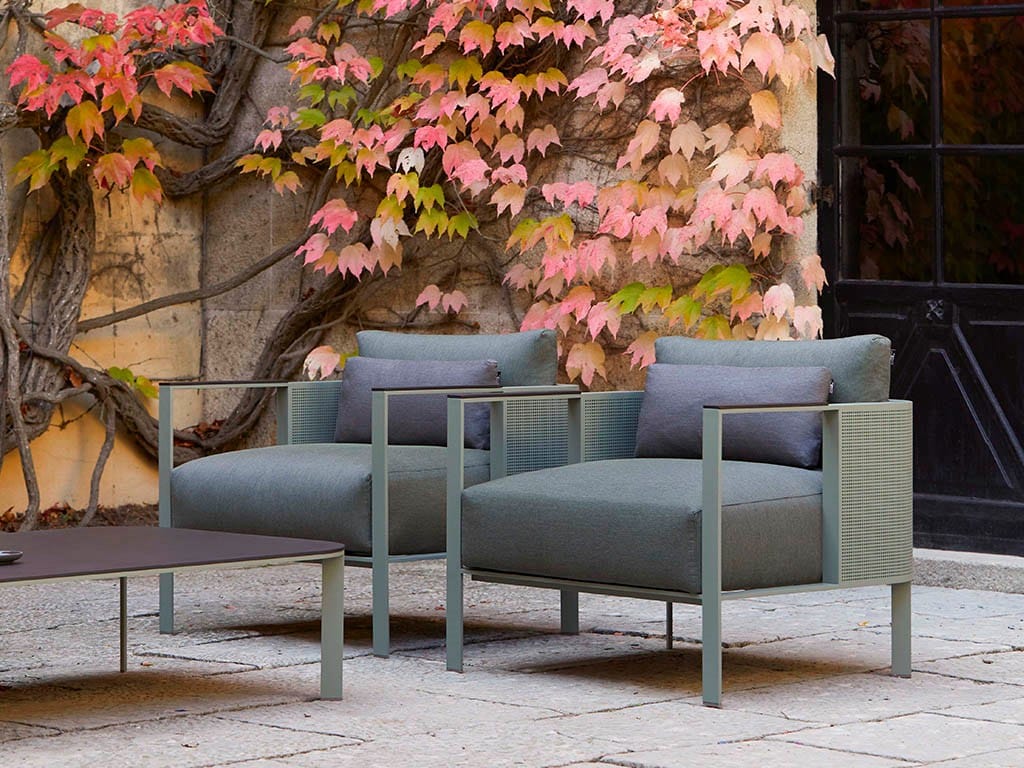 Термокрытый алюминиевый садовый стул с подлокотниками GANDIABLASCO Solanas ARCH-00049294 - Вид №7