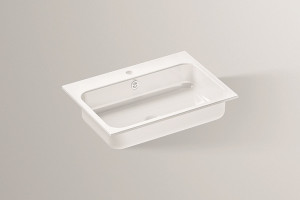 2219600401 Встраиваемая раковина, eb.sr650h, белая, противомикробное Alape серия SR (Stream)