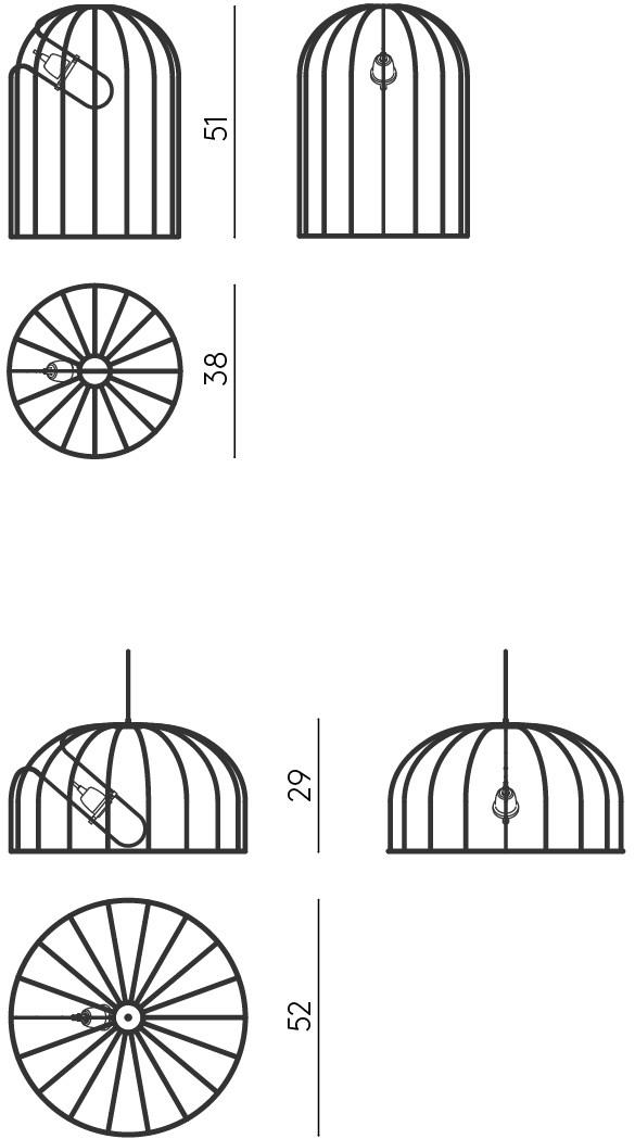 DE PADOVA Светодиодный торшер из стали с порошковым покрытием Mogura sun-id-1424755 - Вид №1