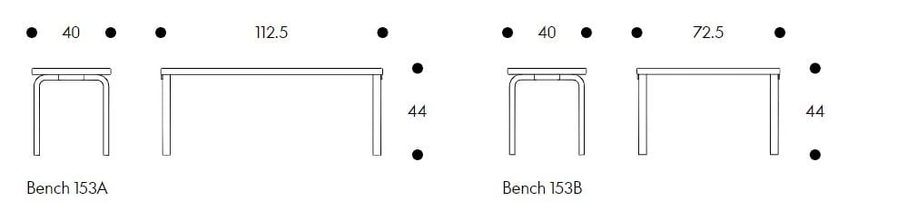 Деревянная скамья Artek L-leg ARCH-00060706 - Вид №9