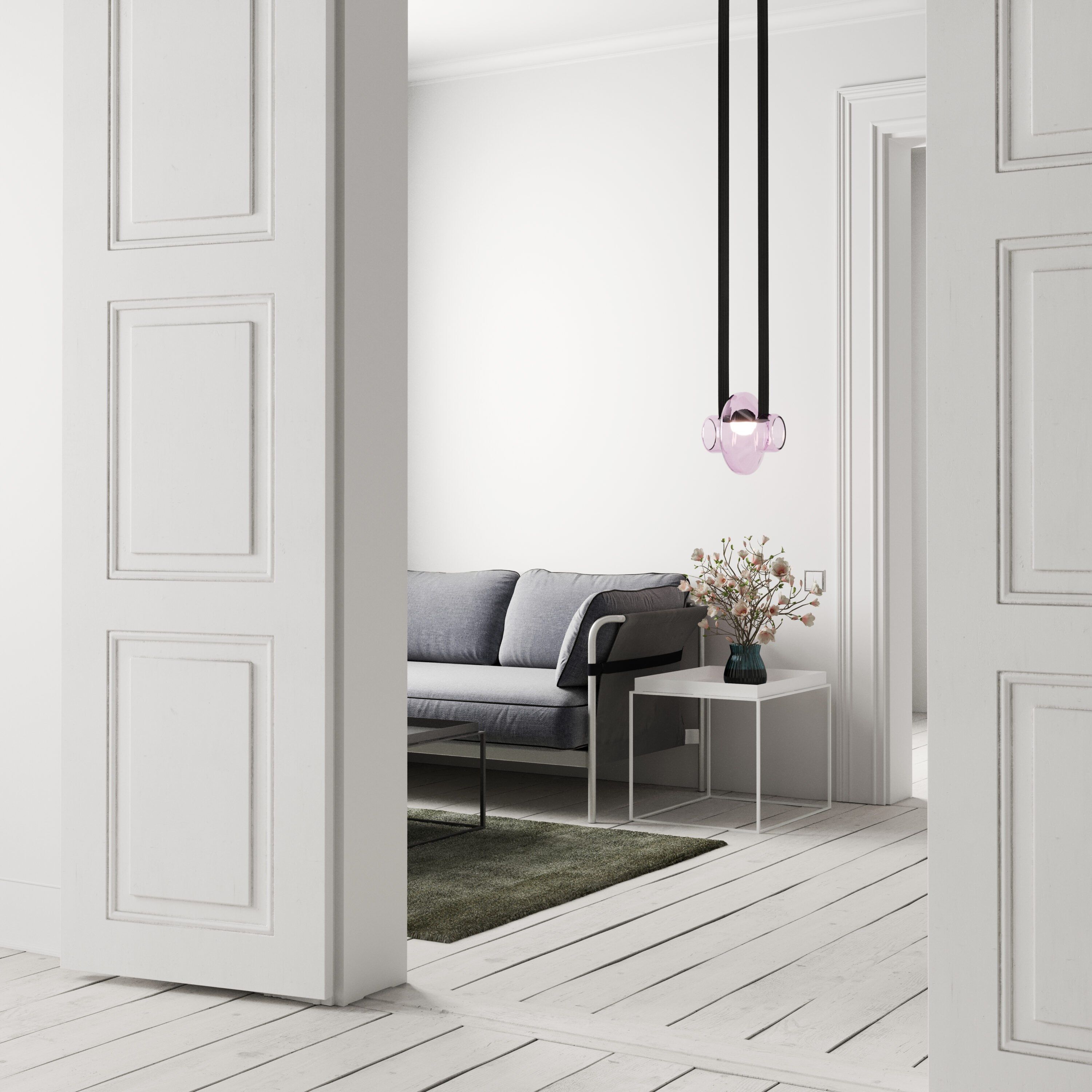 Алюминиевый и стеклянный светодиодный подвесной светильник Darmes Etat-des-Lieux ARCH-00001683 - Вид №6