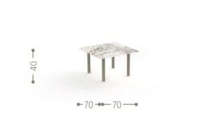 Журнальный столик из керамогранита Talenti Панама ARCH-00014520 - Вид №8