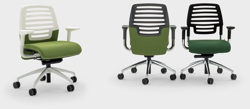 Viganò Офисный стул с тканевыми и пластиковыми колесами Madam office sun-id-1452415 - Вид №2