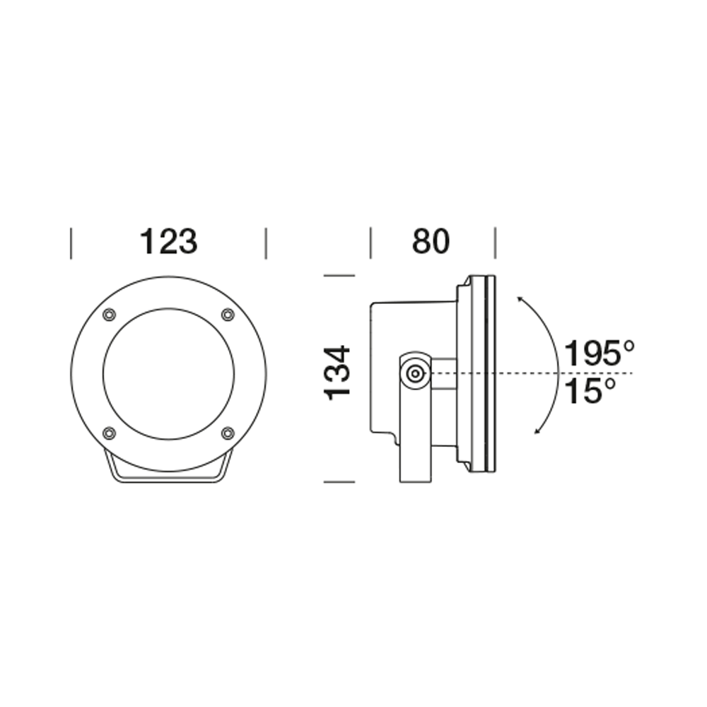 8421663 Проектор Platek MINI Proiettore  MINI Прожектор - LED 4000K 28°  - Вид №2