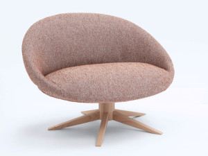 Кресло с 5 спицами из ткани