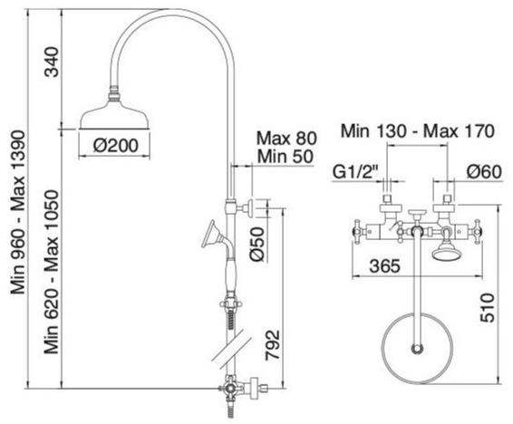 Rubinetterie Treemme Old italy  4495  - Вид №2