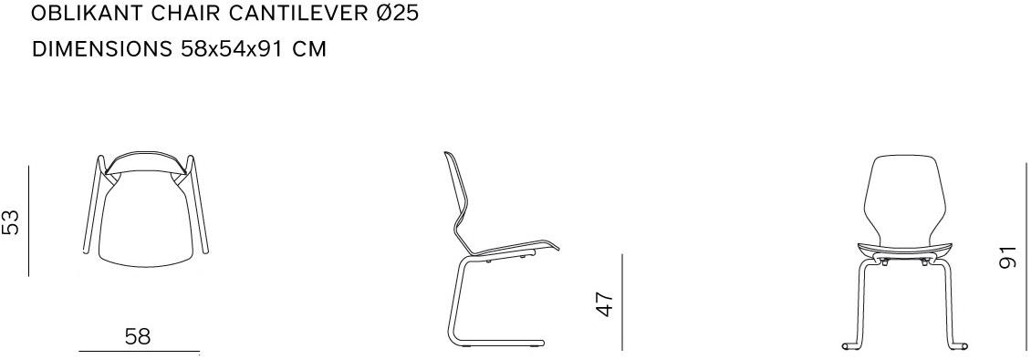 prostoria Консольный штабелируемый стул с подлокотниками Oblikant sun-id-1468932 - Вид №2