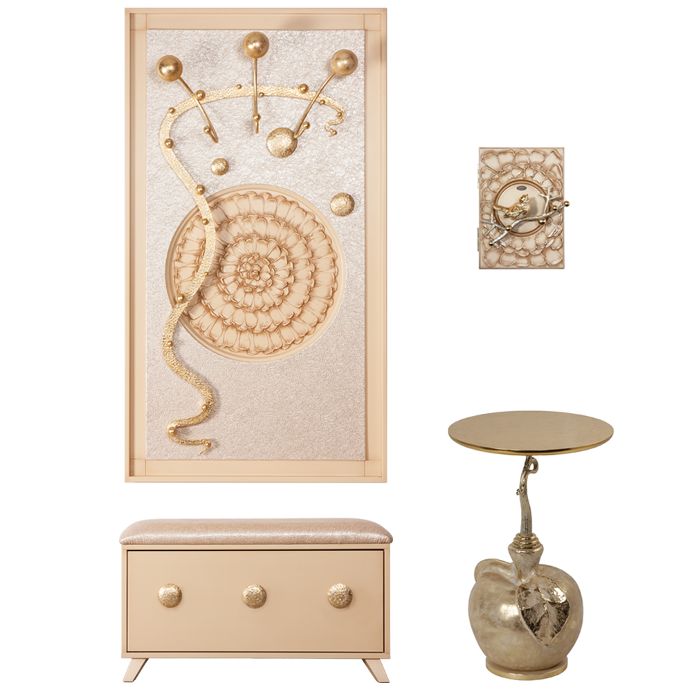 15006,14022,75092,17138 Комплект для прихожей Heri Айвори BOGACHO 4627155811105, 4627155811082, 4627179651473, 4627179652609