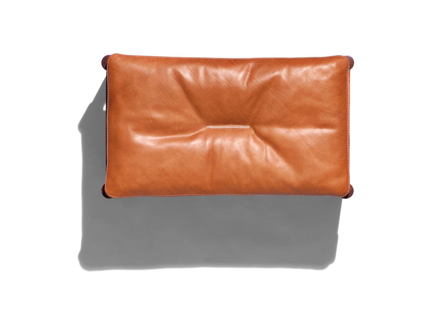 Кожаная прямоугольная Садовая подставка для ног Exteta Vieste ARCH-00108963 - Вид №3