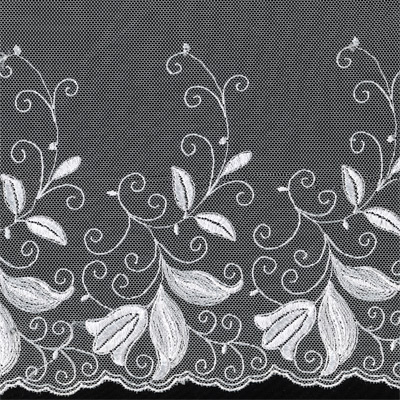 1230 Кружево сетка 200 мм белый Gamma 