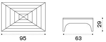 Ethimo Прямоугольный столик для сада из тика Village Vitr0100 - Вид №6