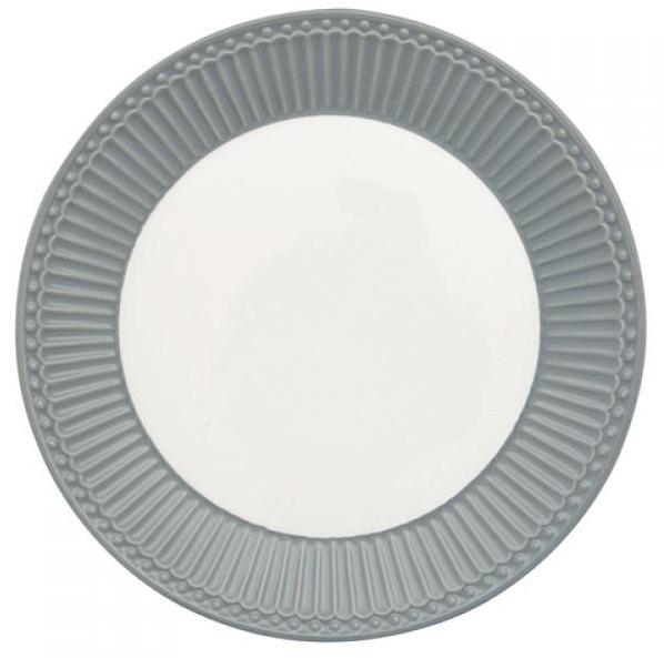 Тарелка Alice stone grey Greengate STWPLAAALI8206