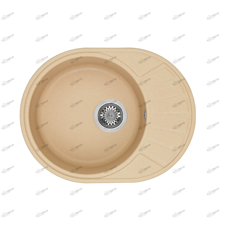 1A711232CS260 Мойка кухонная прямоугольная AQUATON ЧЕЗАНА