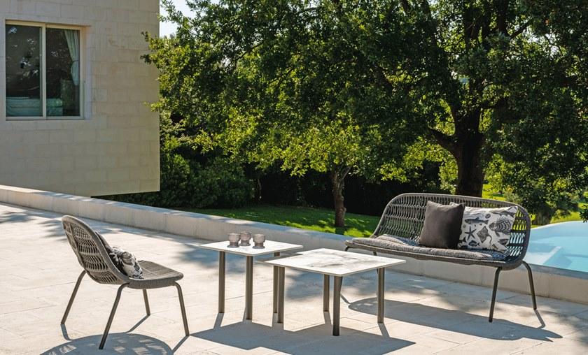 Talenti Квадратный журнальный столик из керамогранита Panama Pantc50, pantc70 - Вид №9