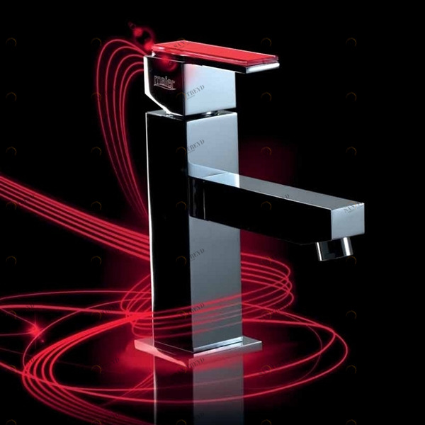 Однорычажный смеситель для раковины 50.002C MAIER KROMATIC KUADRAT 50002C