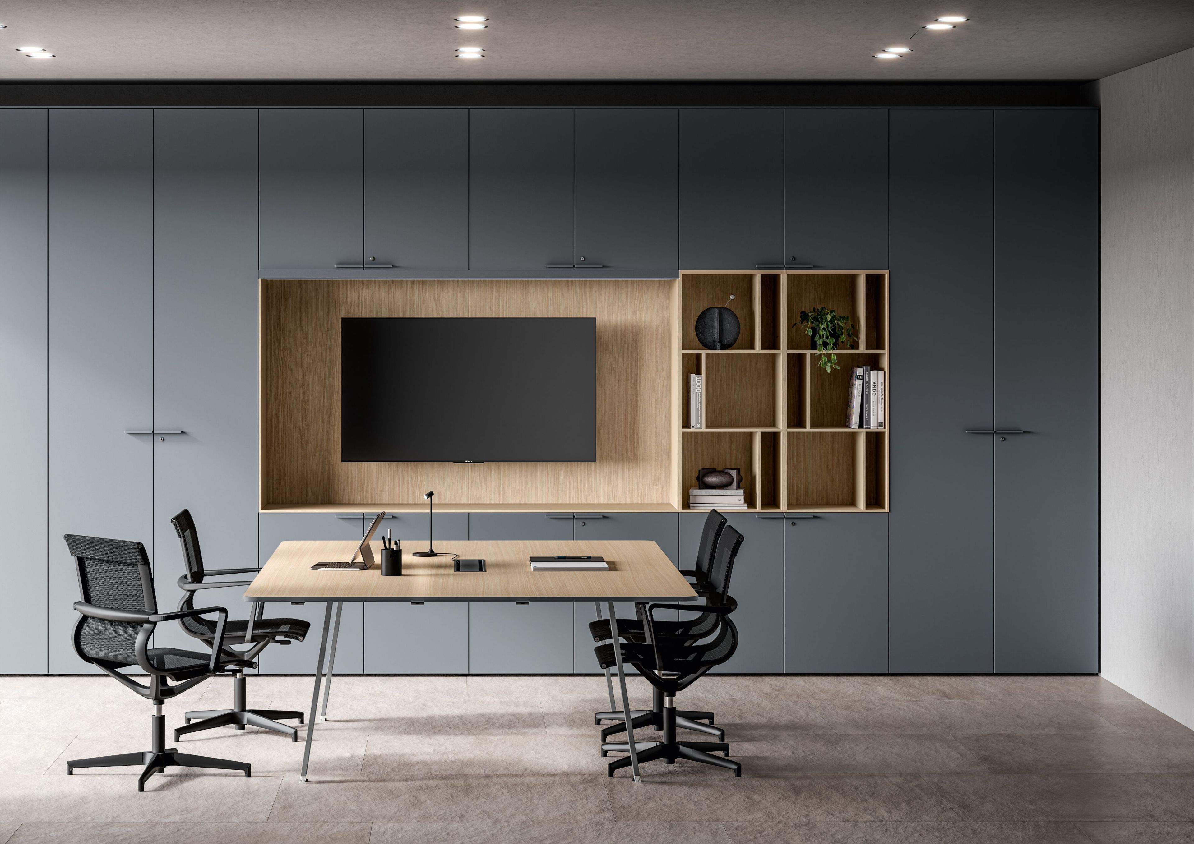 Дубовый офисный шкаф Bralco Aba ARCH-00148254 - Вид №4