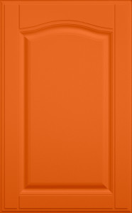 Фасады для кухни Кантри Фрезеровка «Оксфорд» 503 Оранжевый