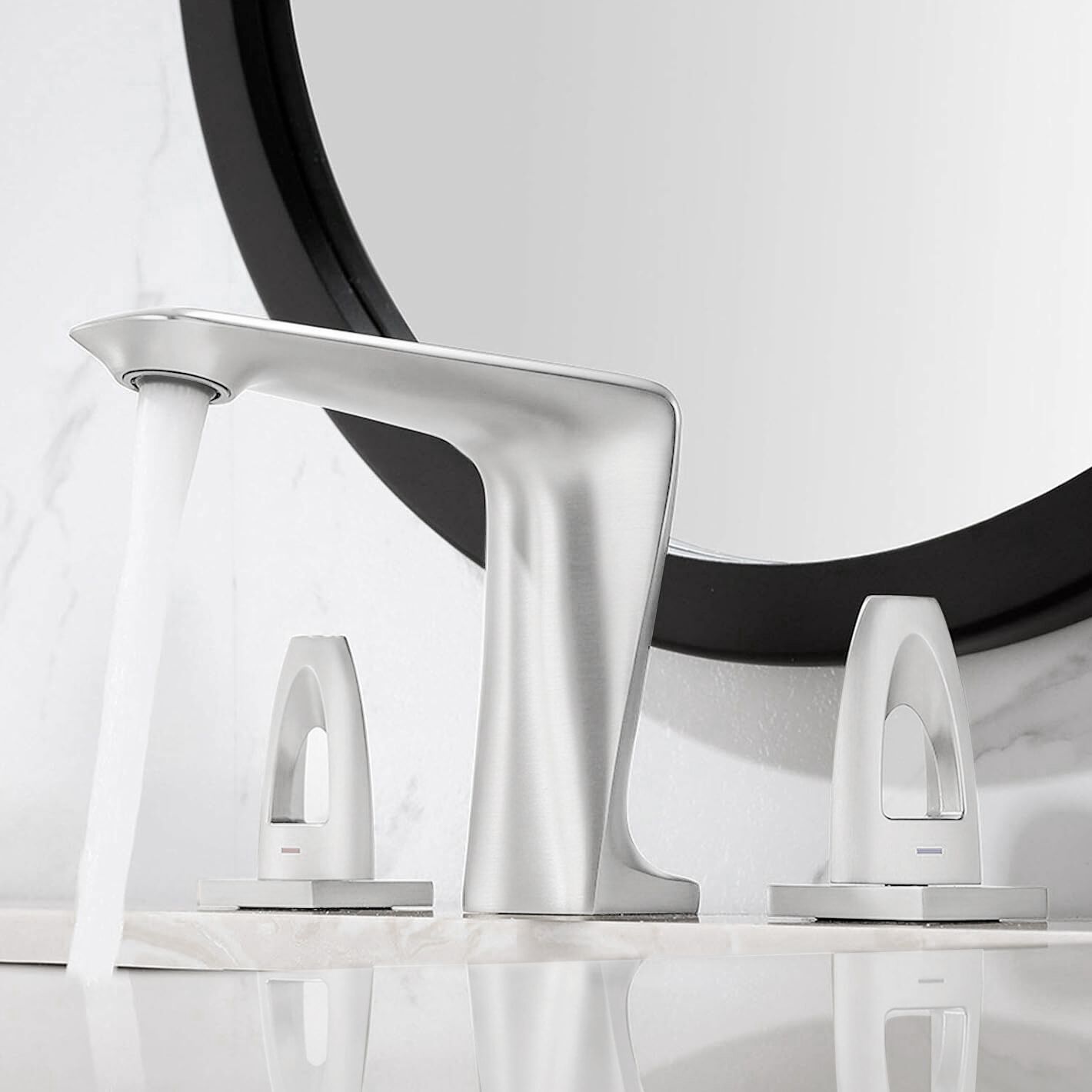 Смеситель для раковины с 3 отверстиями Fontana Showers питьевой фонтанчик ARCH-00005214 - Вид №4