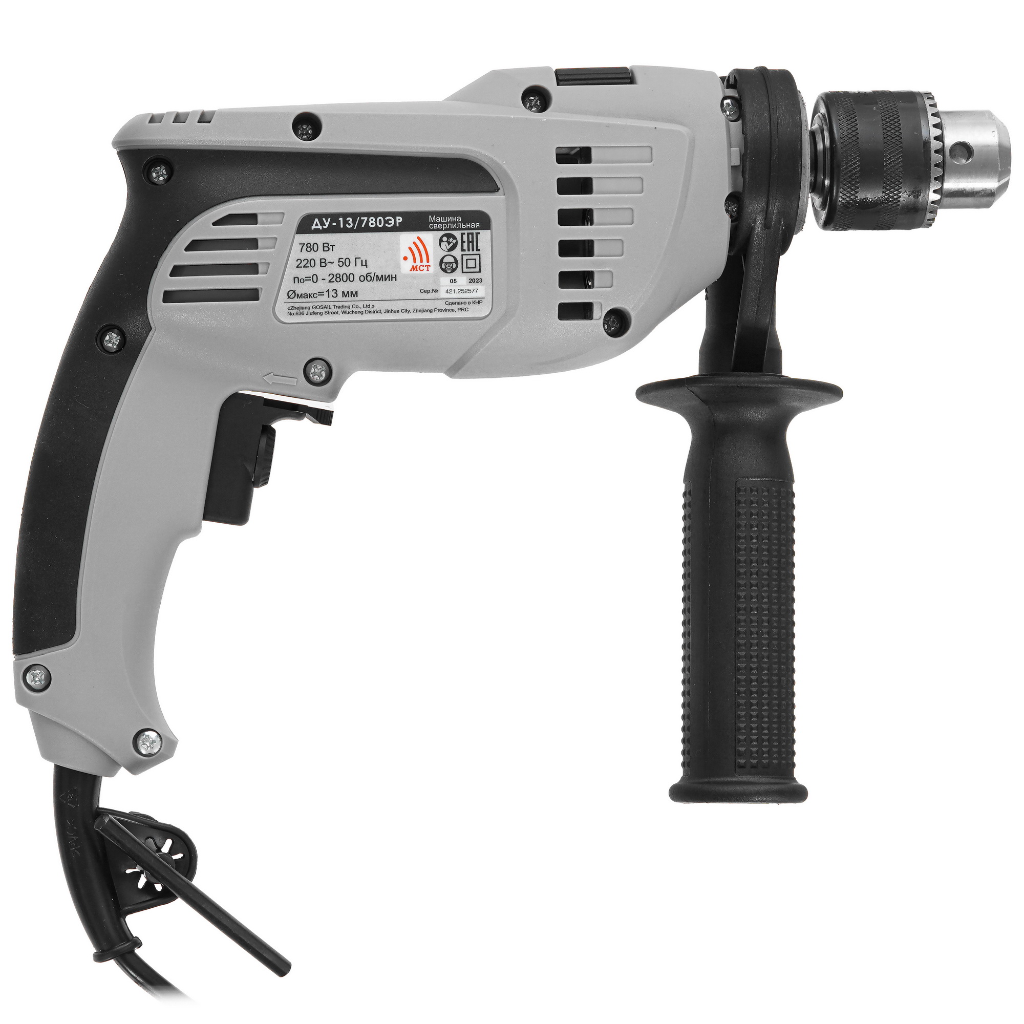Дрель  Интерскол ДУ-13/780ЭР 1076861 STDN-0132140 - Вид №1