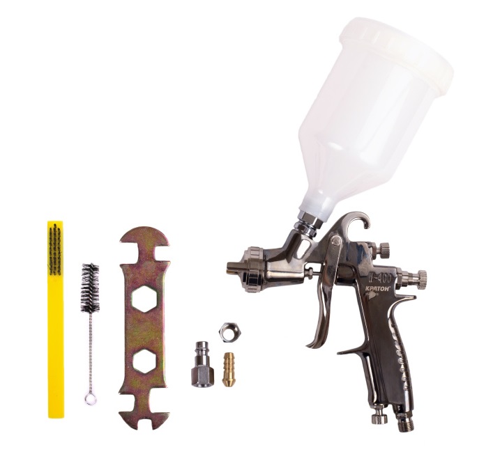 Краскораспылитель Кратон HVLP-01G 9030504 STDN-0102005 - Вид №3