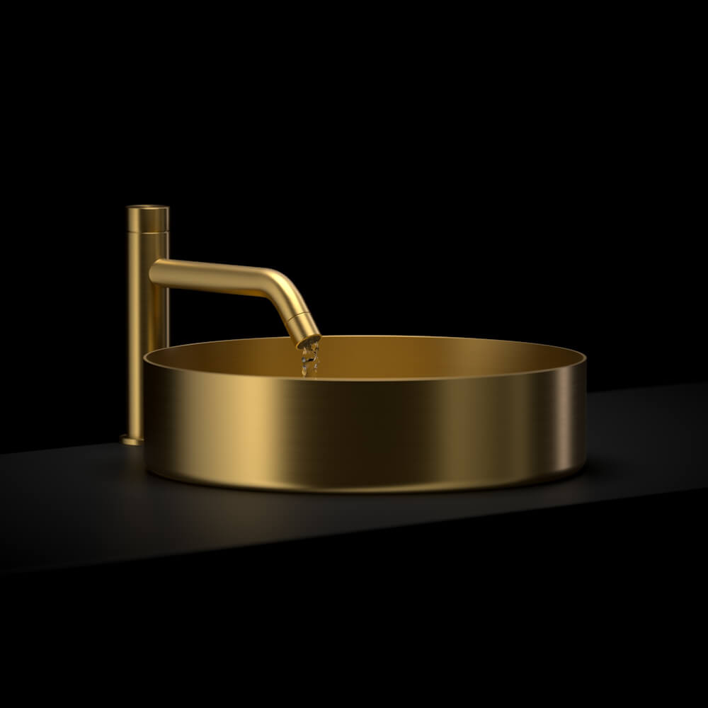 R314-L Бесконтактный сенсорный кран, устанавливаемый на палубе Duten  - Вид №1