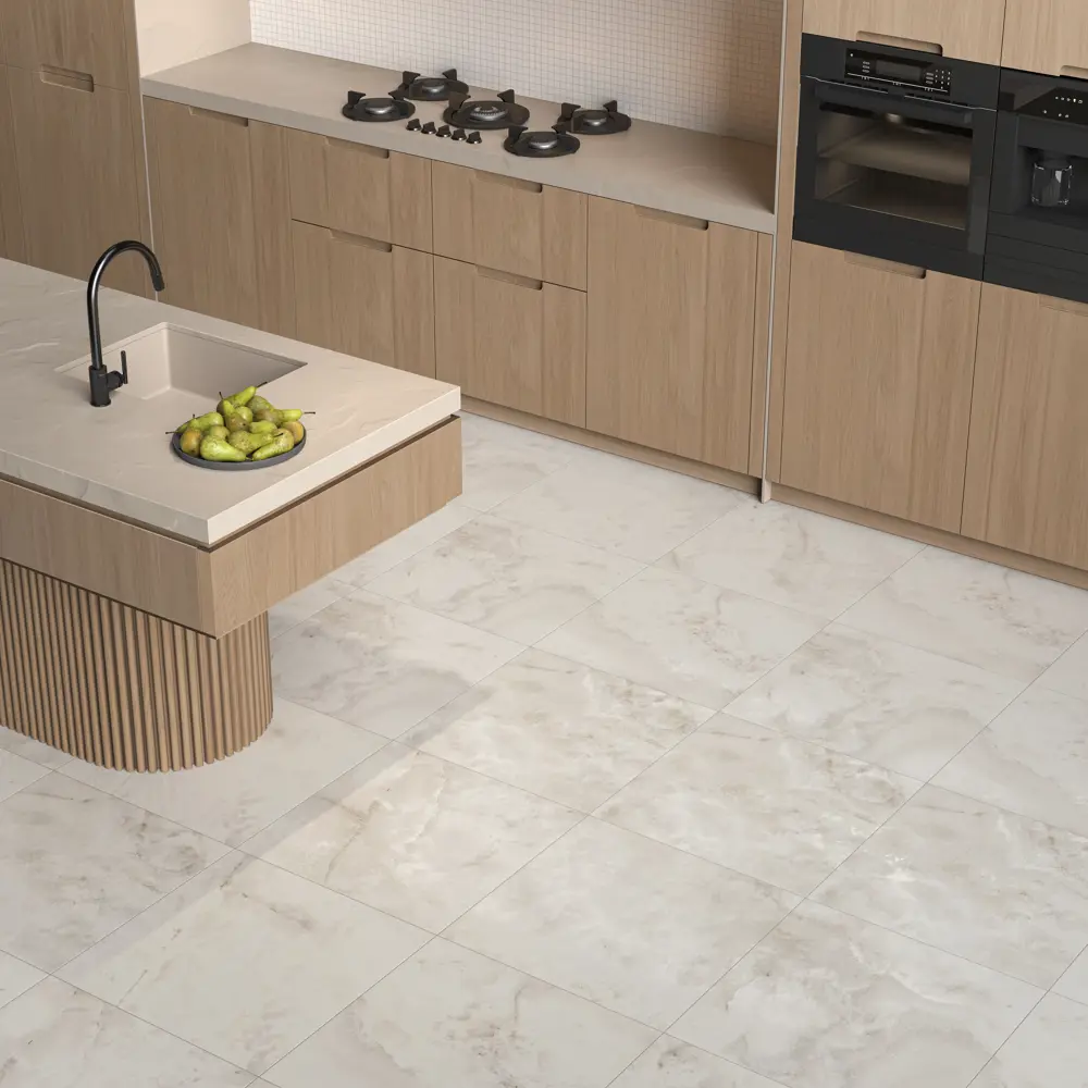 Глазурованный керамогранит Kerama Marazzi Викинг 60x60 см 1.44 м² матовый цвет бледно-бежевый 89456503 STLM-2106920 - Вид №1