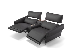 2-местный кожаный диван