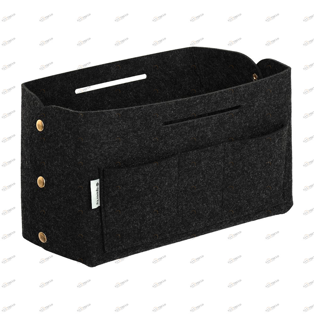 Корзина складная фетровая 6 л темно-серая Qwerty QWERTY  00-3971603 Серый 