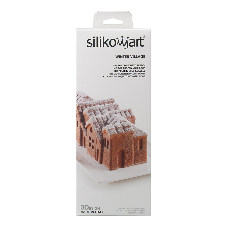 20.438.13.0065 Набор для приготовления муссовых десертов winter village, 24 х 10 х 8,2 см Silikomart  - Вид №5