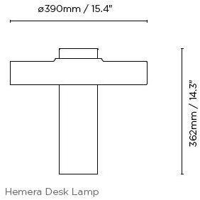 Ross Gardam Светодиодная настольная лампа из мрамора Hemera Hd.v1.xxx - Вид №9