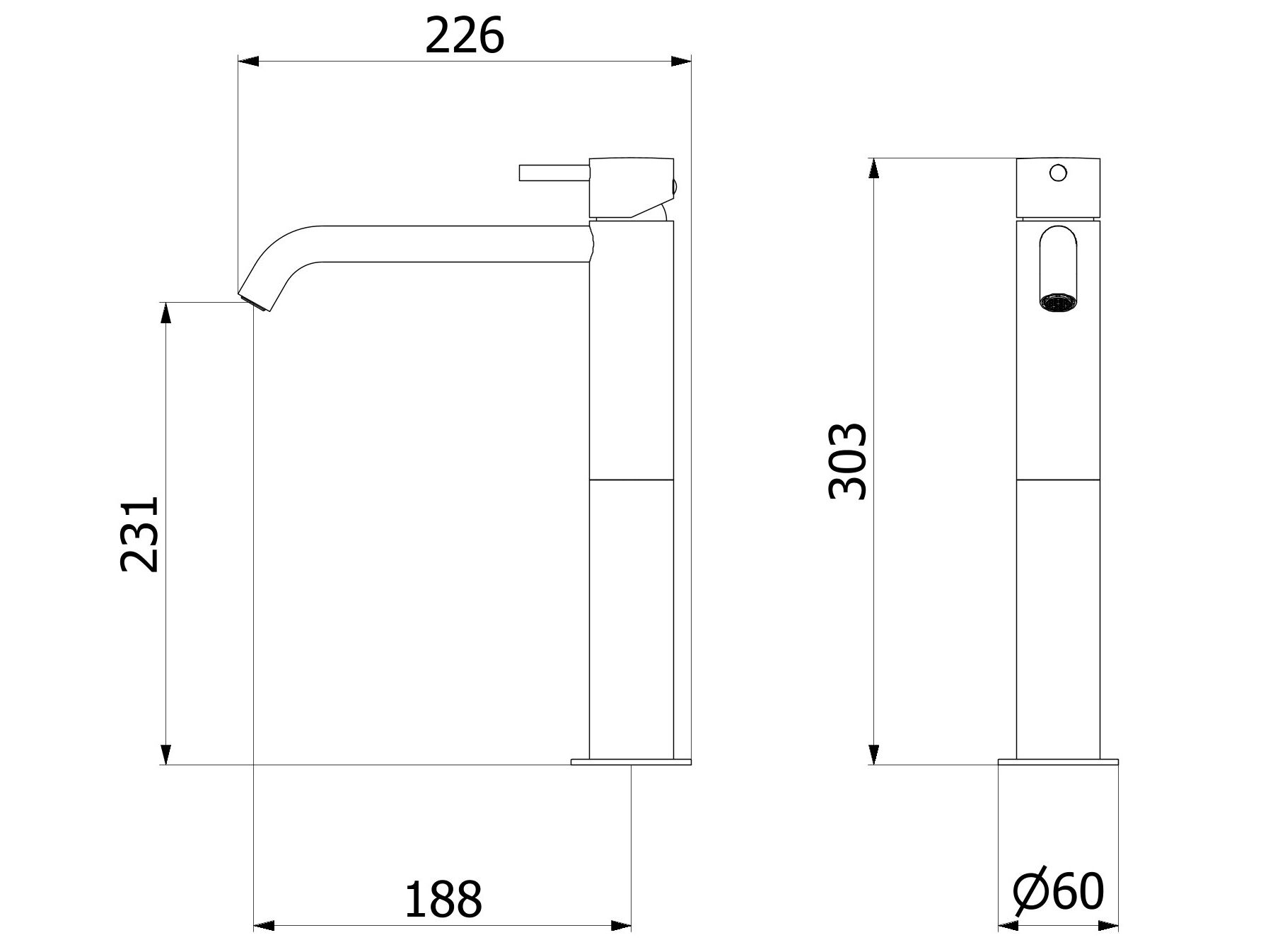 Смеситель для кухни с одним отверстием IB Milano Torino ARCH-00110161 - Вид №13