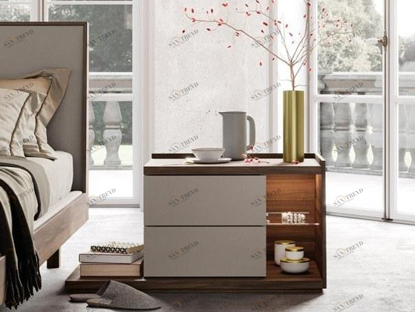 Kico Прямоугольная тумбочка из дерева с подсветкой Gruppi sun-id-1493631