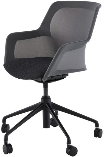 Ligne Roset Поворотное офисное кресло из ткани с 5 спицами на колесиках Piccione 10261483-10261484 - Вид №1