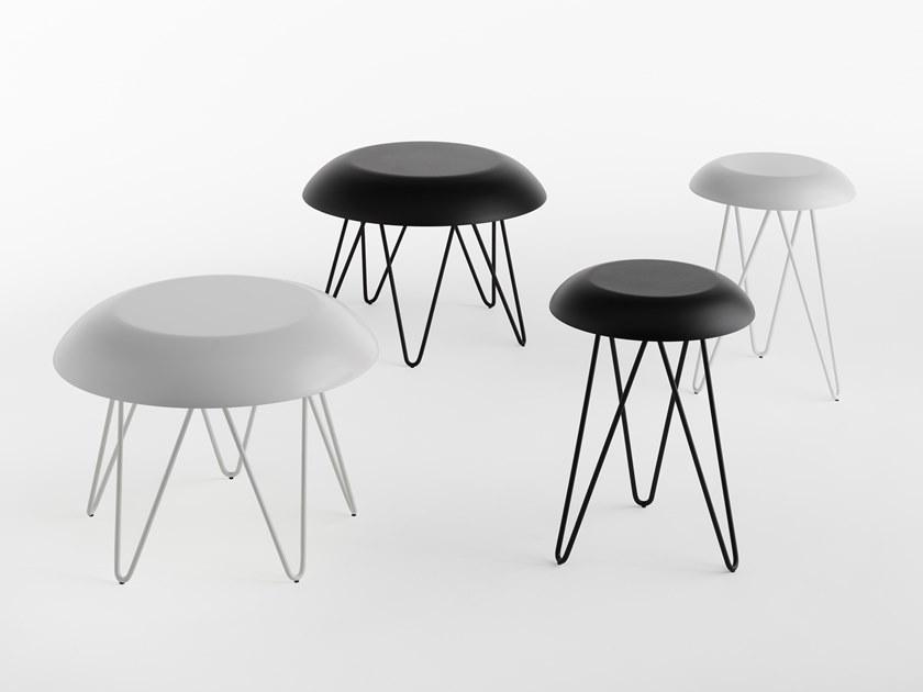 Casamania & Horm Низкий круглый металлический журнальный столик Meduse sun-id-1505867 - Вид №2