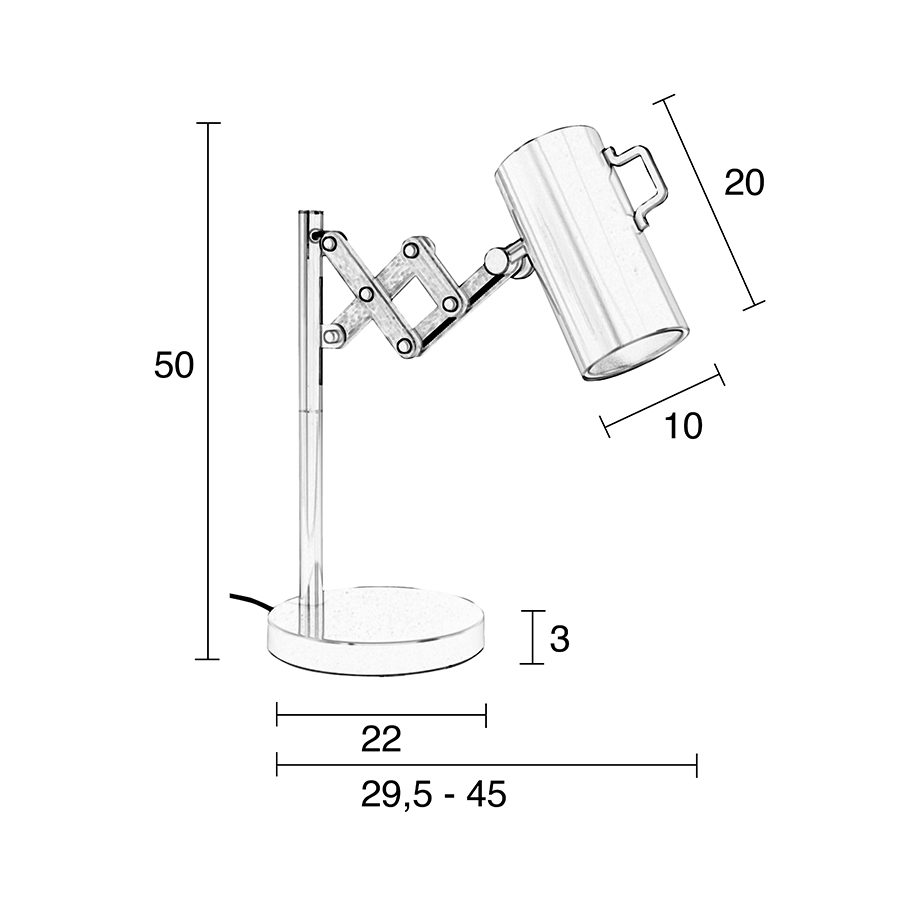 Светильник настольный Flex, белый Zuiver 5200029 - Вид №5