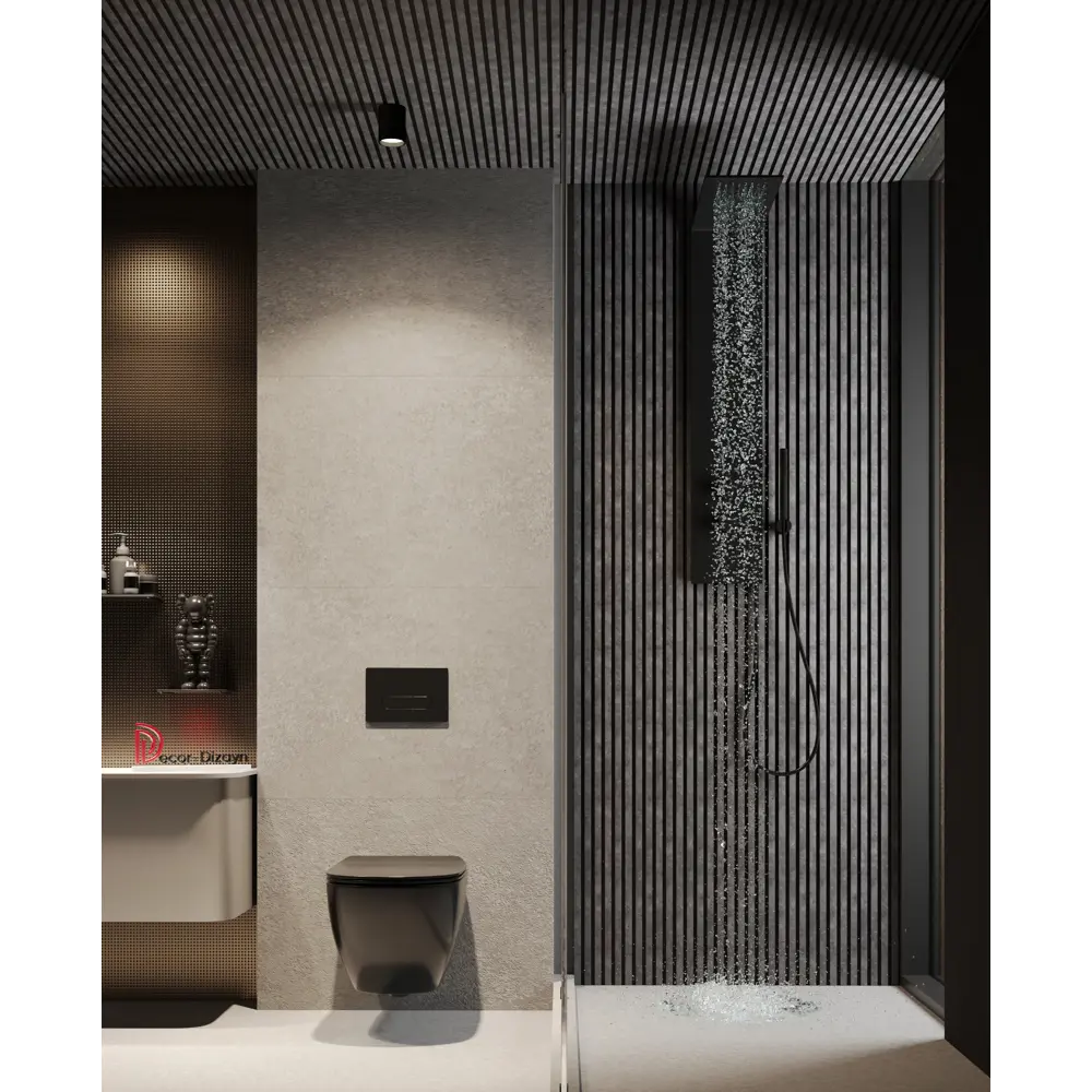 Панель стеновая Decor-Dizayn 904-70 10x150x3000 мм темно-серый 89338449 STLM-2085048  - Вид №4