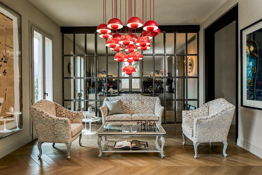 Grifoni Silvano Прямоугольный журнальный столик из дерева и стекла sun-id-1374977 - Вид №1