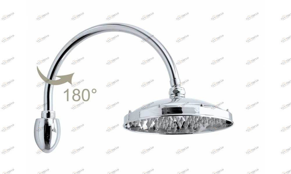 H50700 Потолочный & настенный душ Retrò-Arc Ø 230 mm BOSSINI 