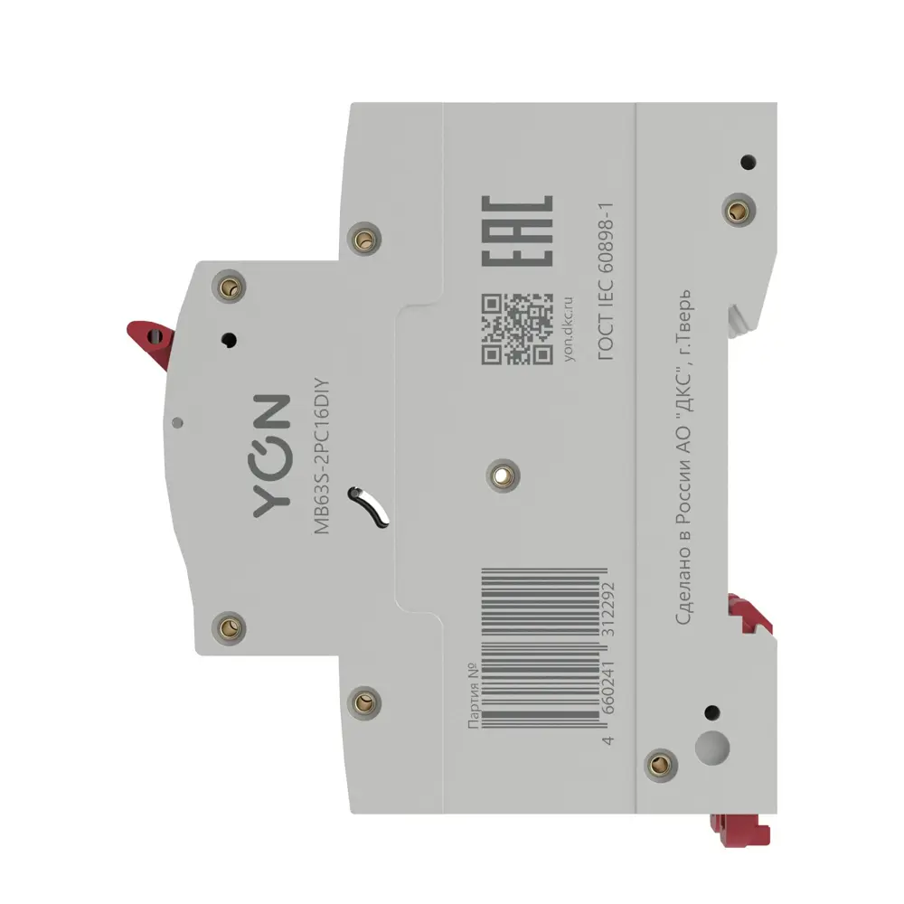 Автоматический выключатель DKC Yon 2P C16 А 4.5 кА STLM-2147186 - Вид №2