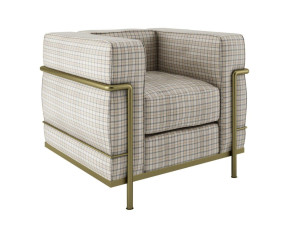 Шерстяное кресло с подлокотниками