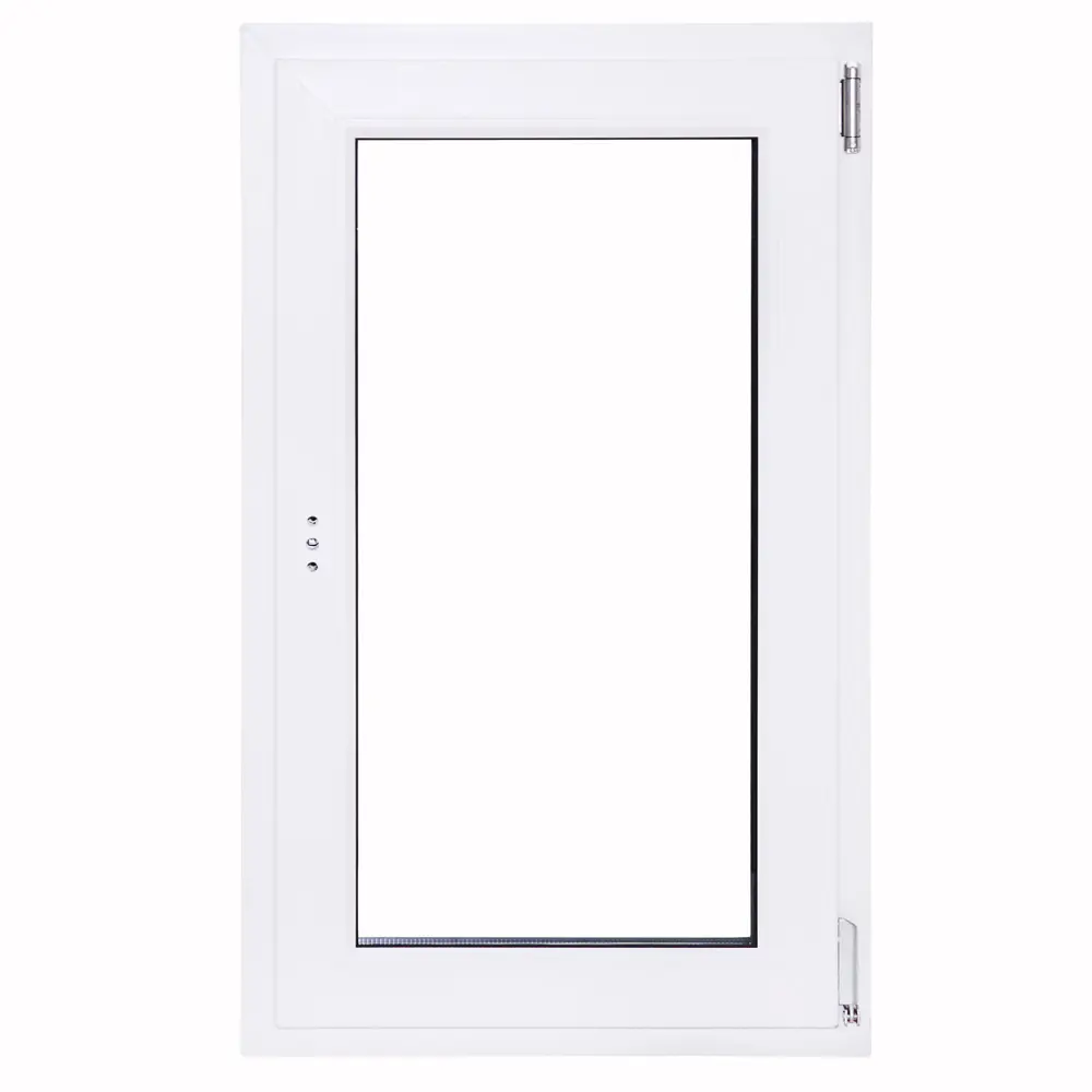 Окно пластиковое ПВХ Deceuninck одностворчатое 900x600 мм (ВхШ) правое однокамерный стеклопакет белый/белый STLM-2131177 - Вид №1