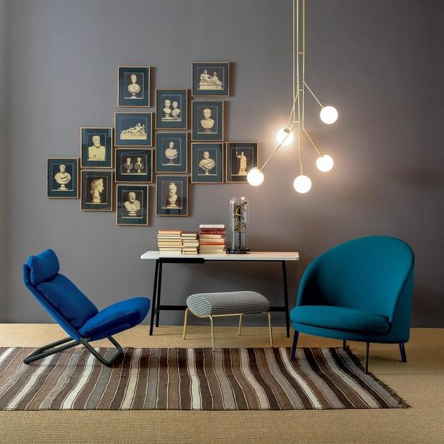 arflex Кресло с обивкой из ткани с подголовником sun-id-1444664 - Вид №4