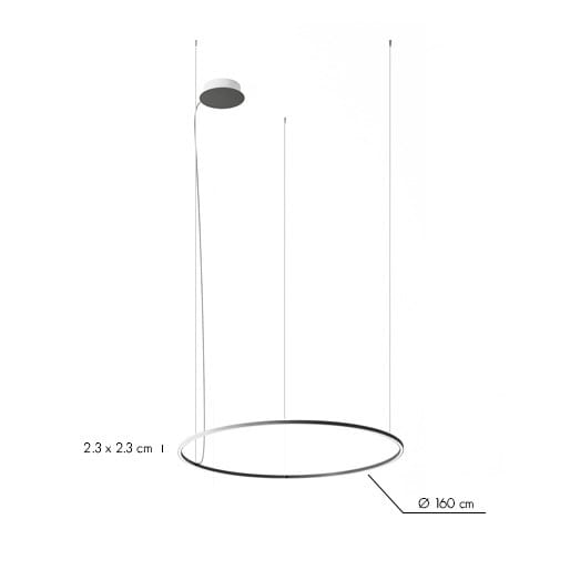 Алюминиевый светодиодный подвесной светильник AXOLIGHT U-Light ARCH-00044665 - Вид №4