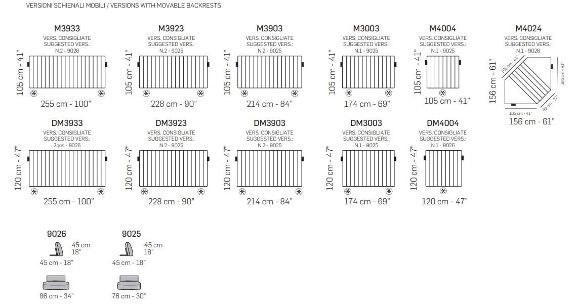 Модульный тканевый диван NICOLINE KUBA PLAIN ARCH-00103369 - Вид №6